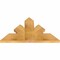 Ekena Millwork Richland Rough Sawn Timber Gable Bracket, Western Red Cedar, 36"W x 21"H x 2"D x 6"F, 14/12 Pitch GBW036X21X0206RIC00RWR - alternate 4